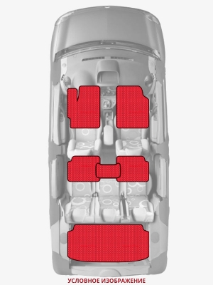 ЭВА коврики «Queen Lux» комплект для Honda Civic Wagon 3G