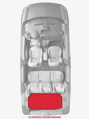 ЭВА коврики «Queen Lux» багажник для Toyota HiAce